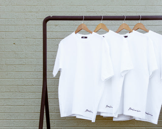 Signature White Tee