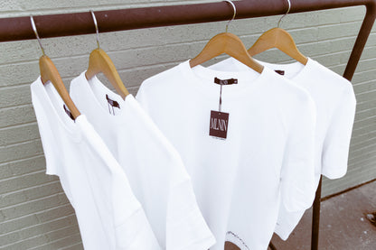 Signature White Tee